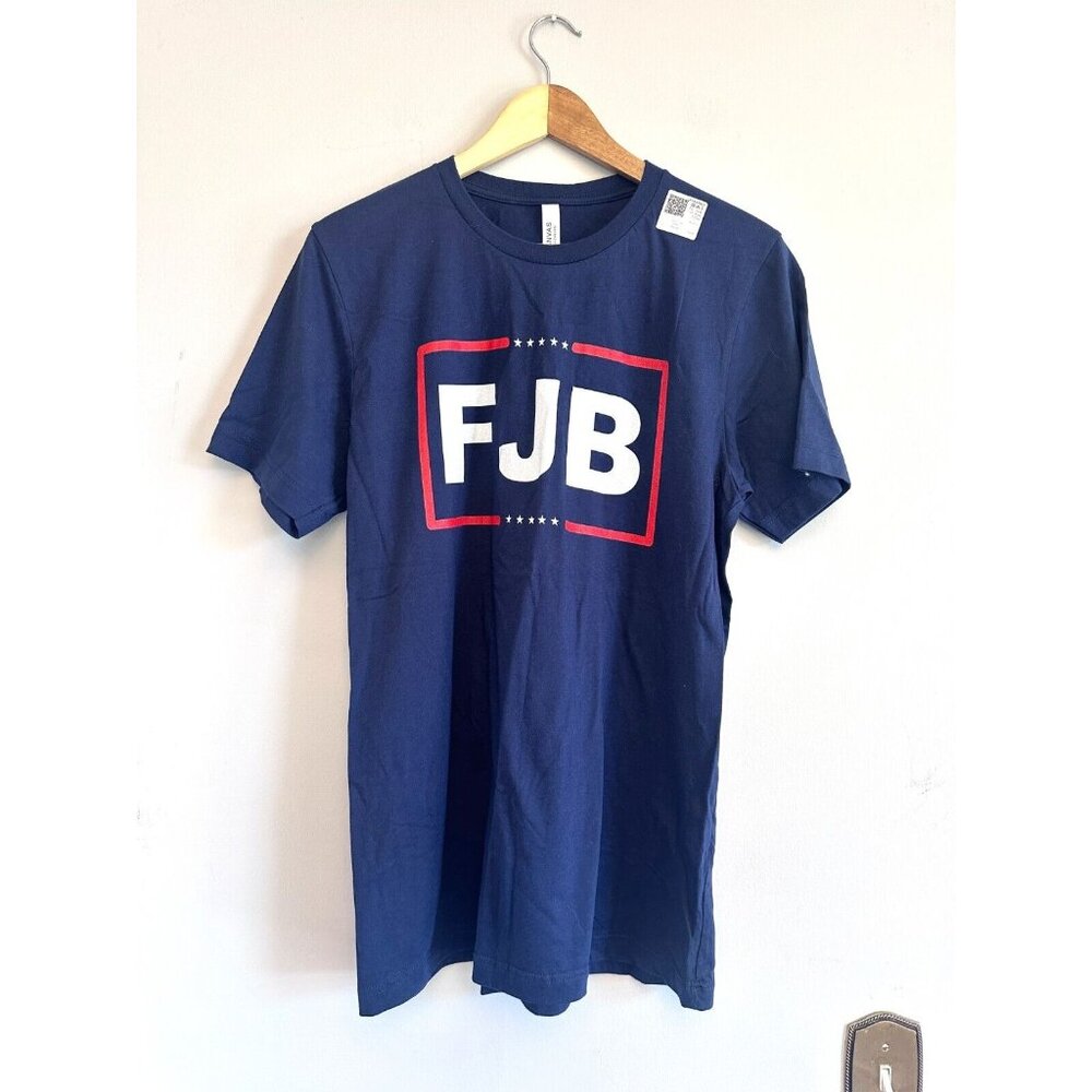 FJB 2024 Unisex Tee Shirt Navy Blue Size Large